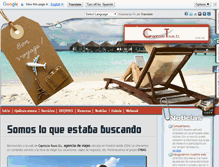 Tablet Screenshot of capricciotours.net